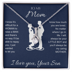 Alluring Beauty Necklace - To My Mom I Love You